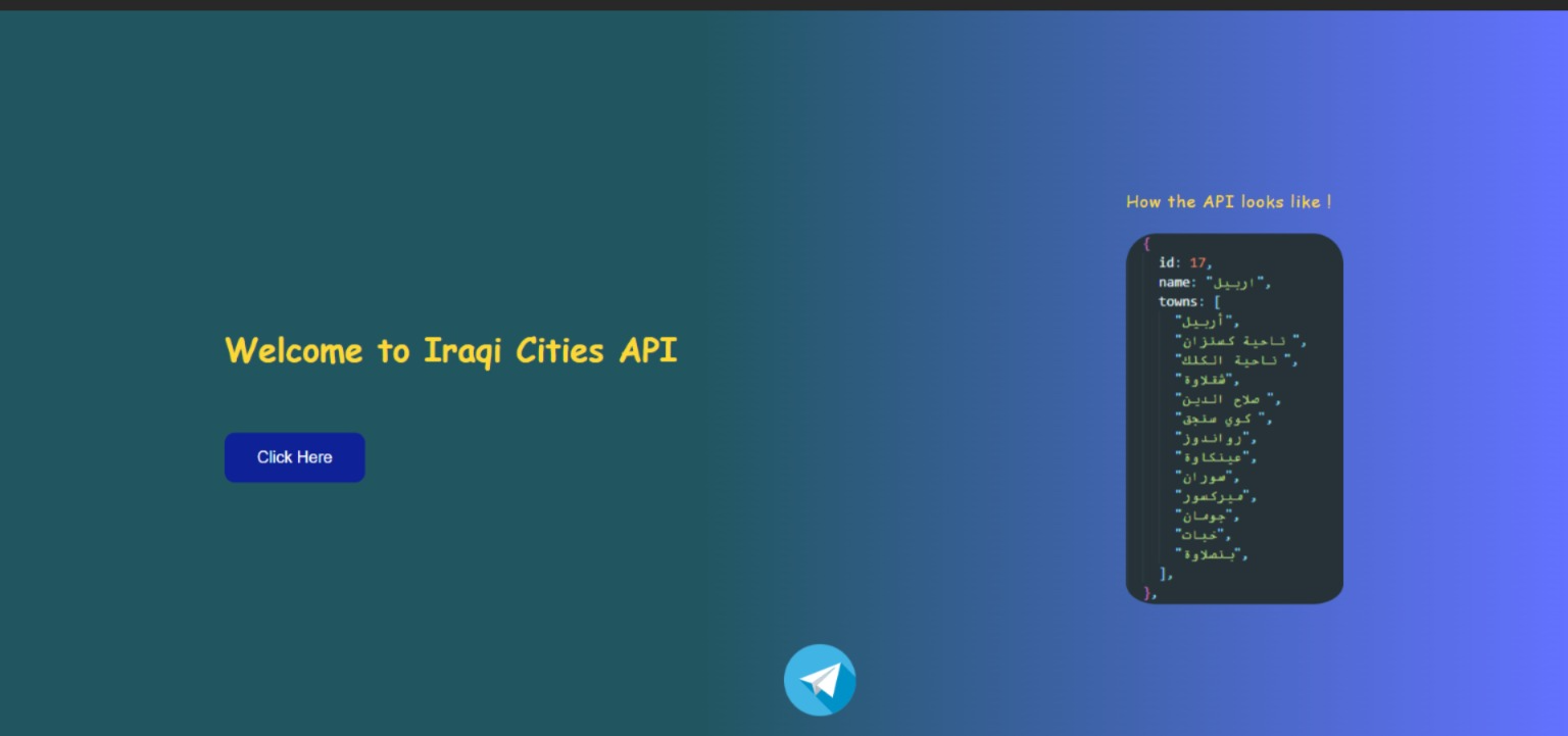iraqi city api